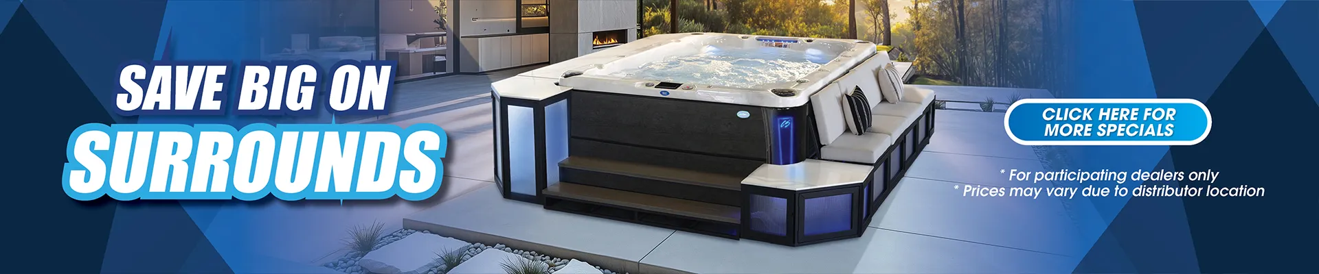 Calspas hot tub being used in a family setting - Santarosa